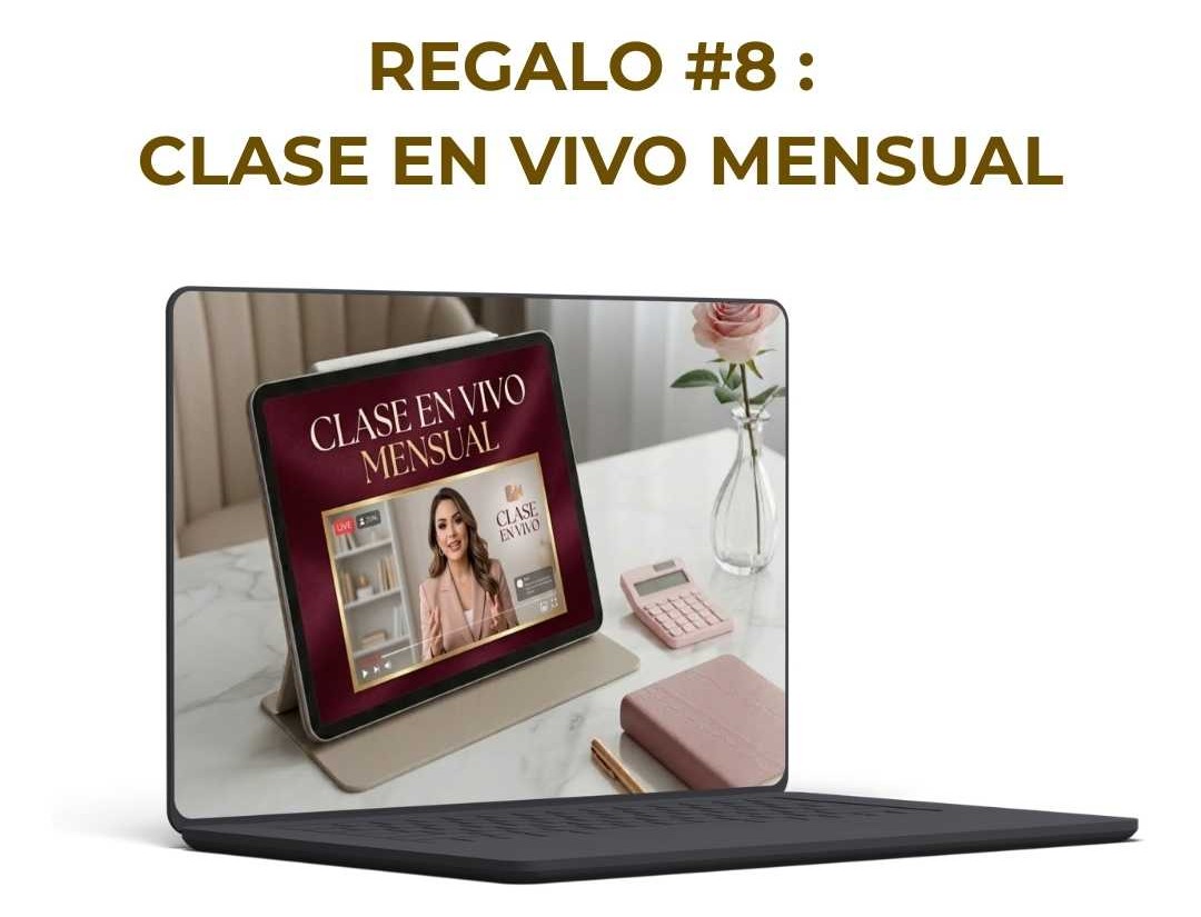 Bono clases en vivo mensuales