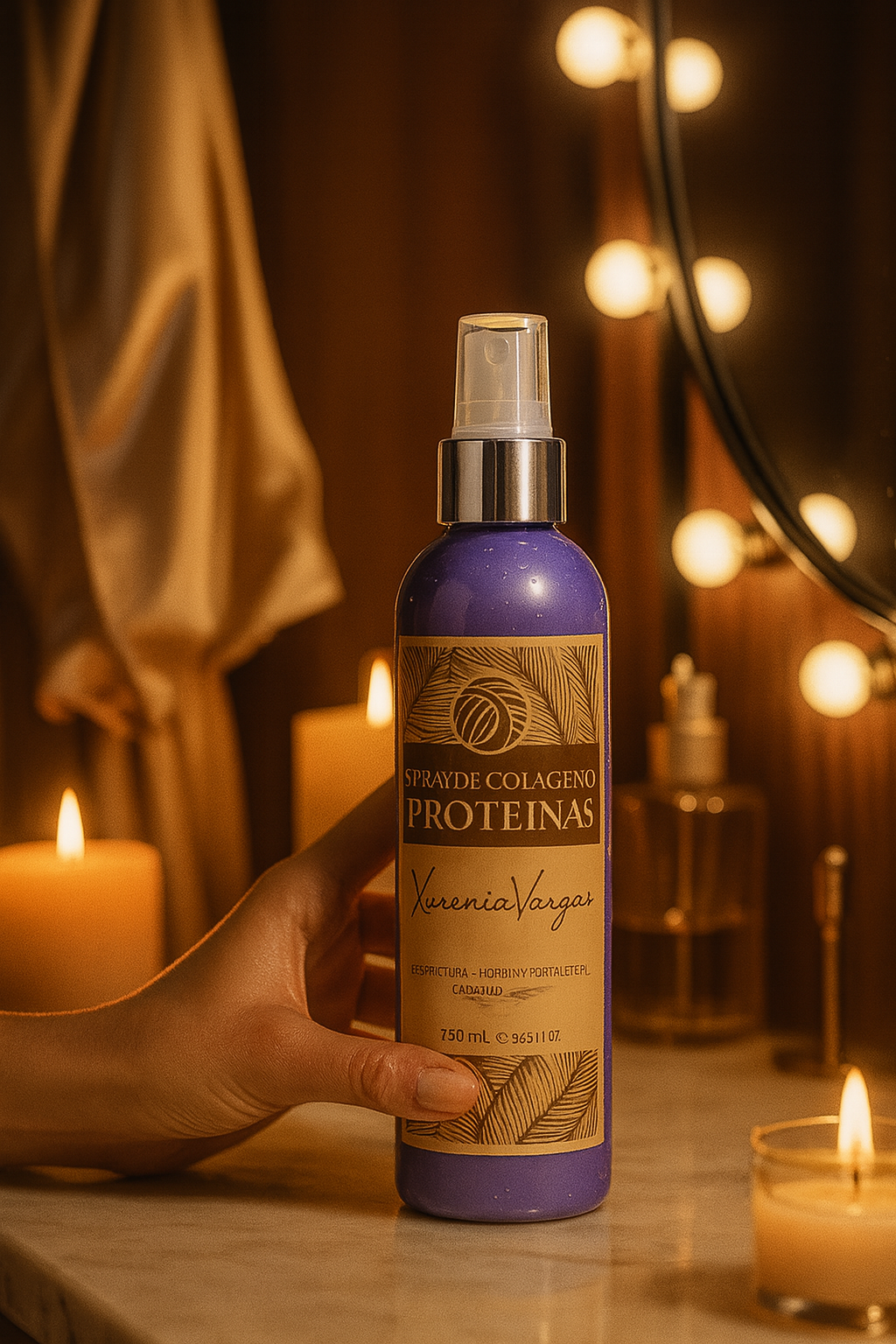 Splash de colágeno y proteínas